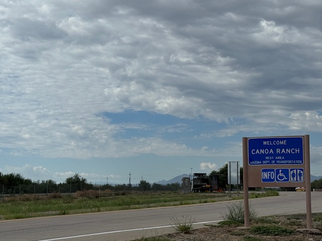I-19 Canoa Ranch Rest Area Sign