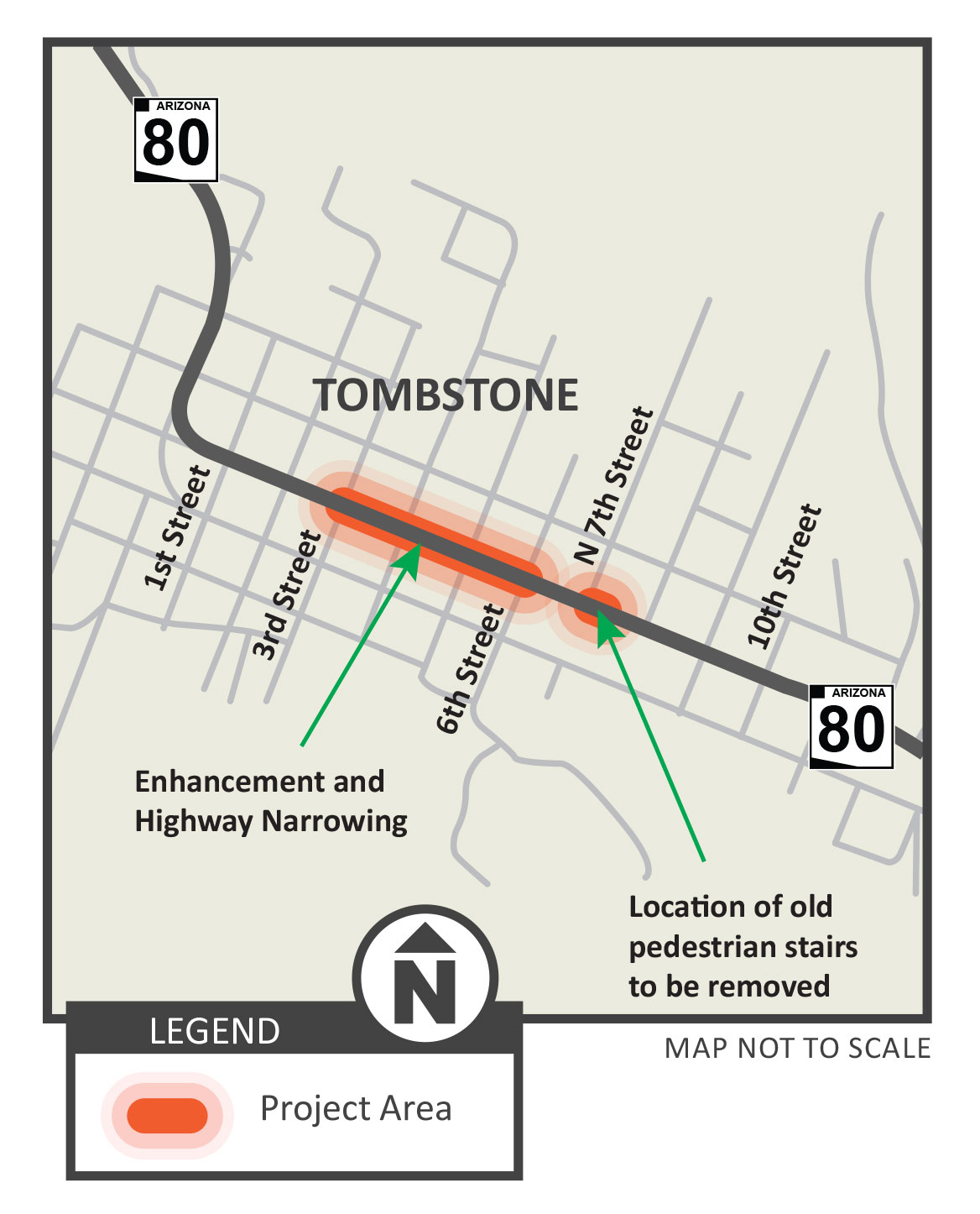 Tombstone project area map