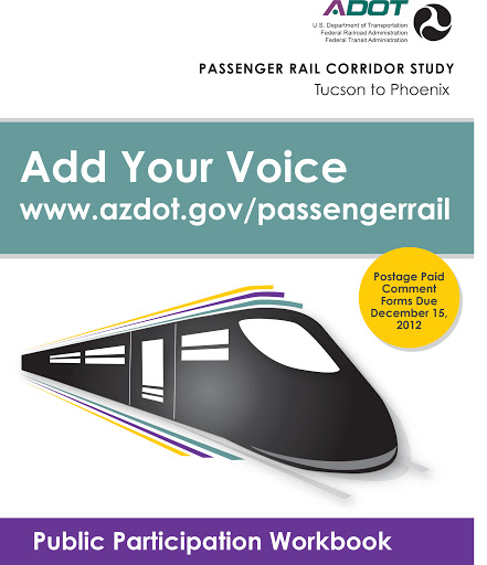 Passenger Rail Corridor Study Participation Workbook Cover