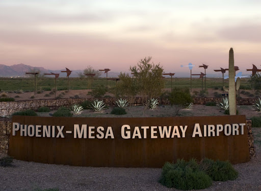 Phoenix-Mesa Gateway Airport sign