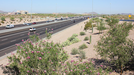 Landscaping tasks along highways are performed regularly.