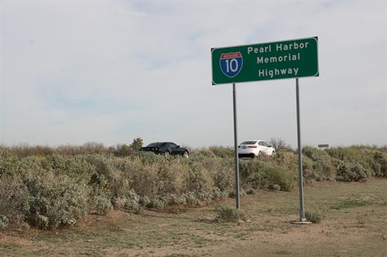 I-10 Freeway Sign Pearl Harbor Memorial Highway