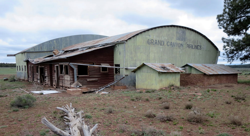 Old Grand Canyon-area airport building