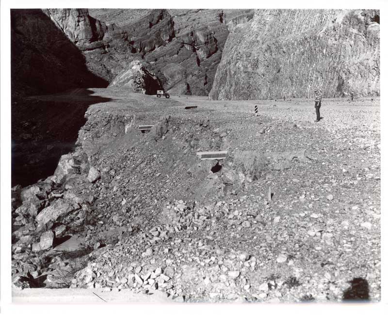 Old photo of I-15 Construction