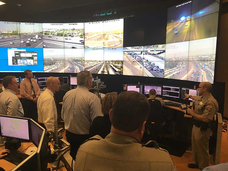 Traffic Operations Center briefs other states about new wrong-way vehicle alert system 