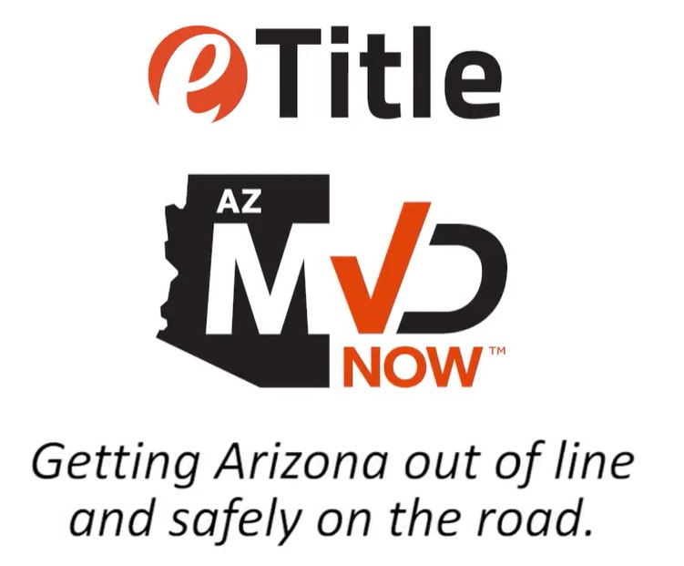 Logo for eTitle and AZMVDNOW