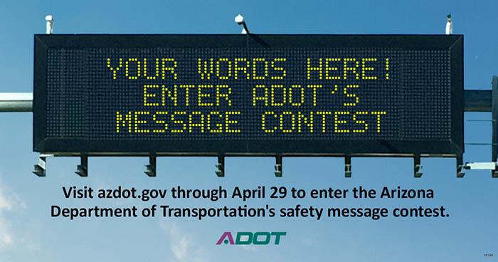 Safety message contest promo
