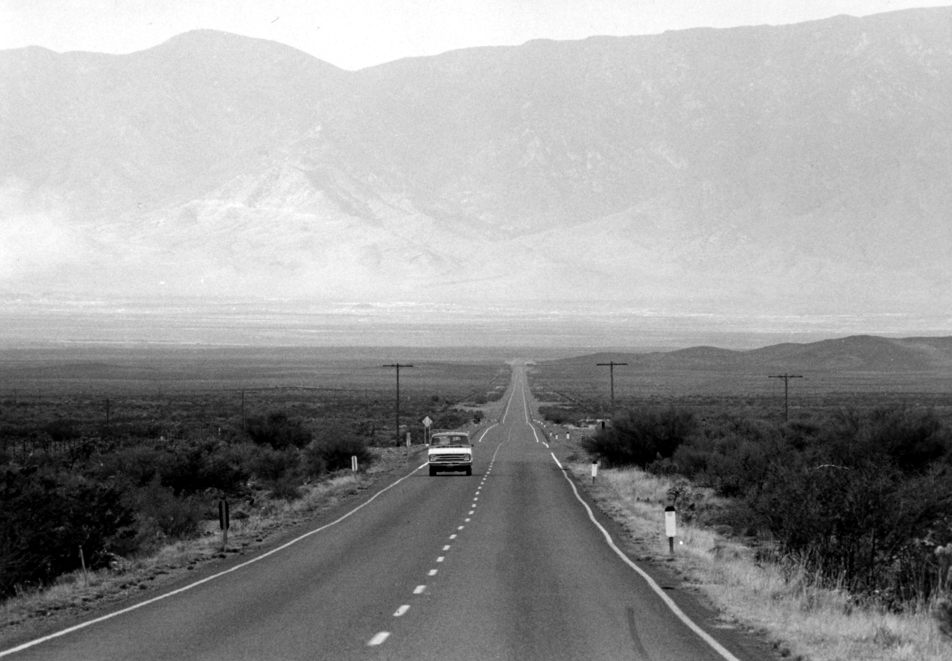 Black and white image of SR 666
