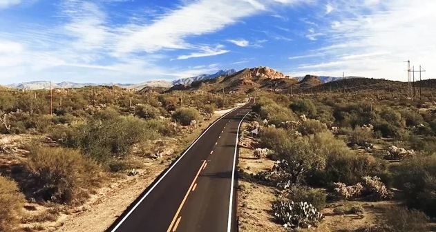 Arizona Highway Road view