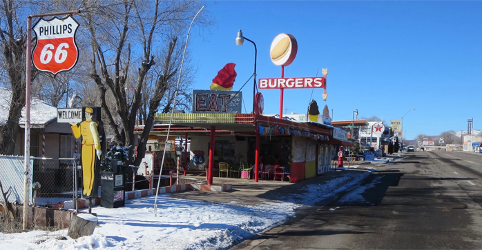 Route 66 businesses in Seligman