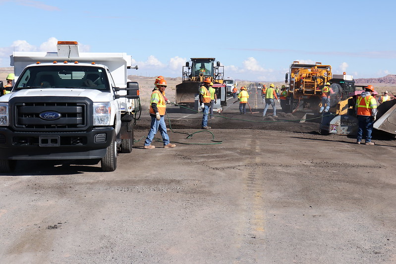 Emergency Repairs US 89 north of Flagstaff near Cameron