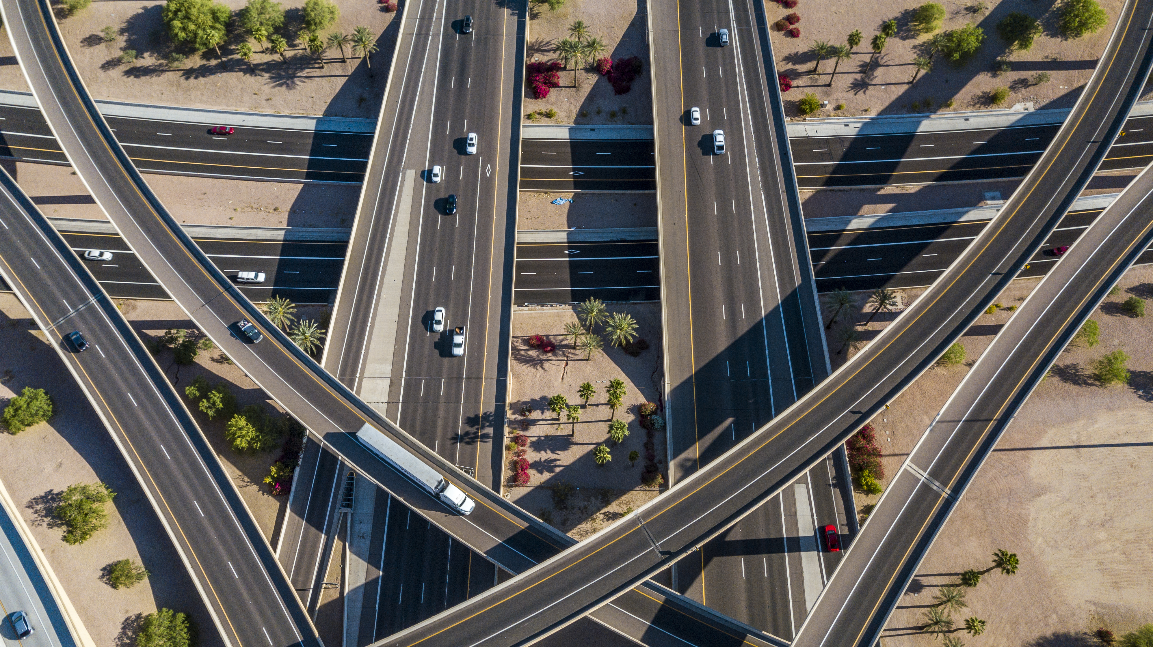 Interchange view from above.