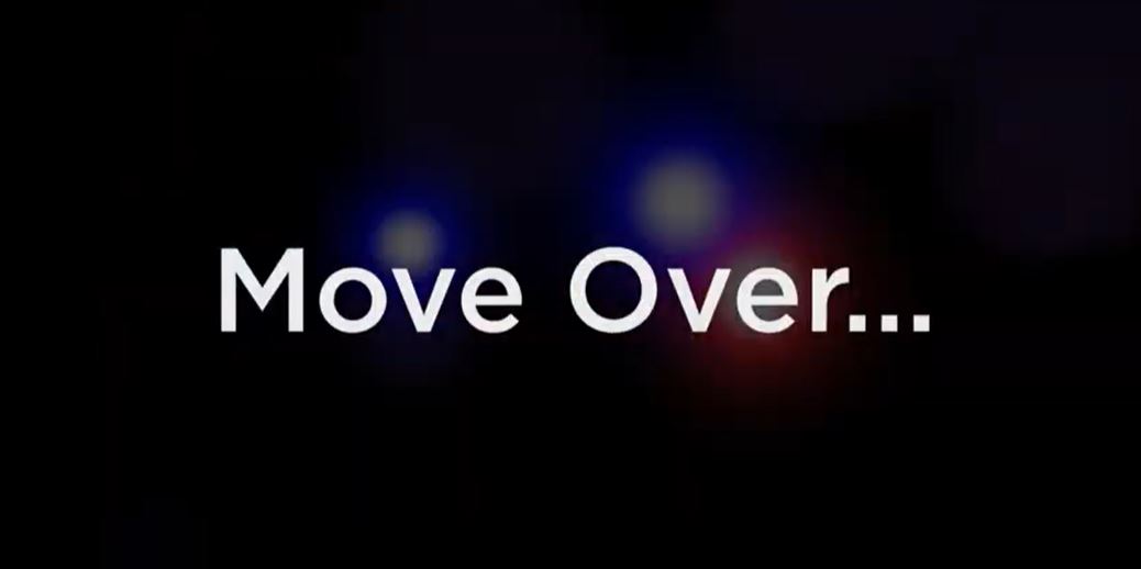 Graphic saying Move Over