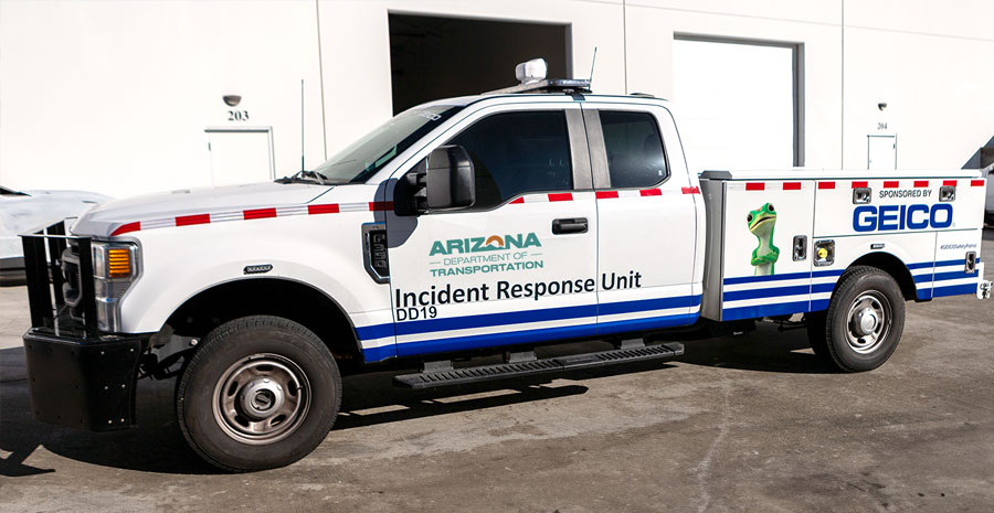 ADOT Incident Response Unit truck