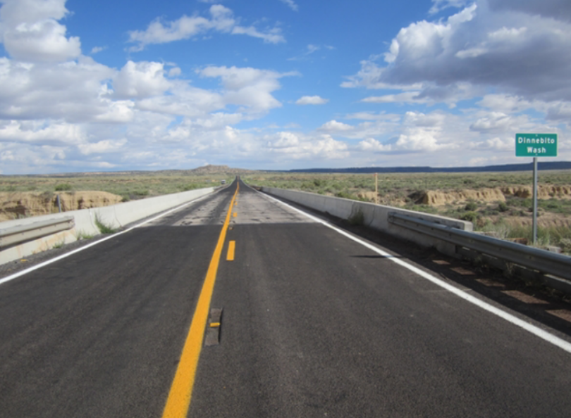 Completed bridge on SR 264