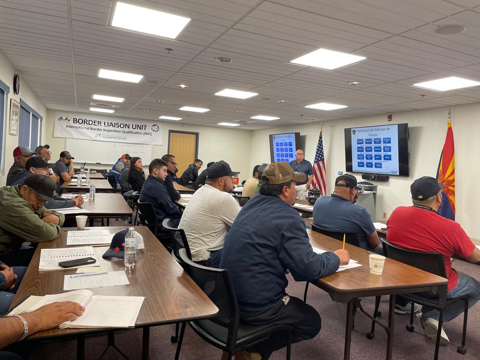 Border Liaison Unit conducting training session