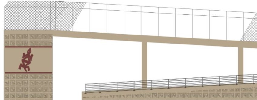 I-10 pedestrian bridge rendering