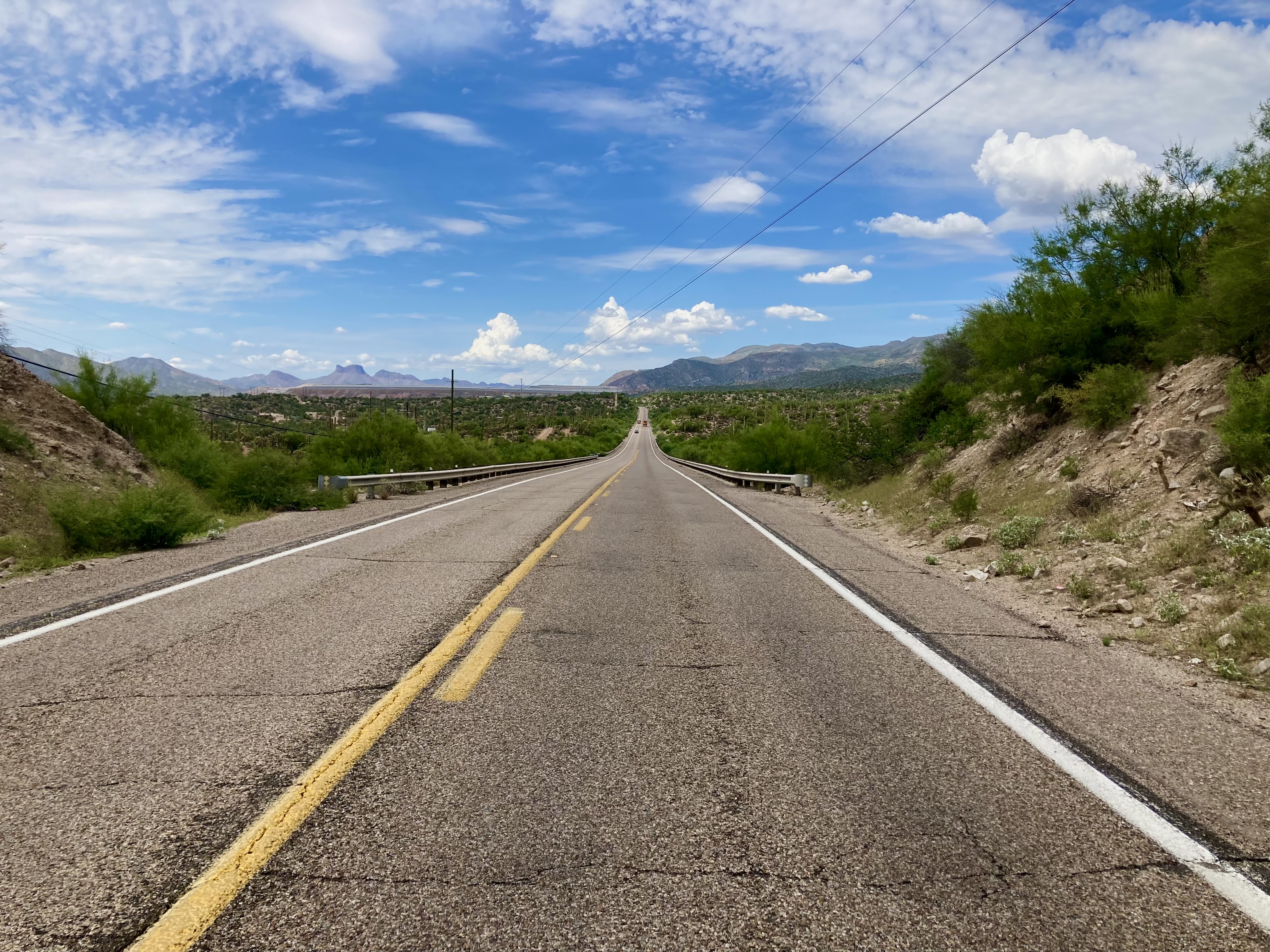 Stretch of rural Arizona highway