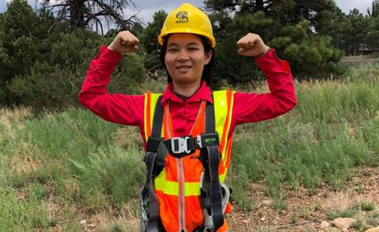 Yudi Lei, engineer in training