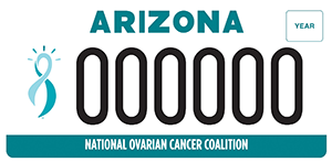 National Ovarian Cancer Coalition License Plate