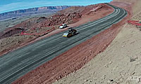 Image of crews paving on US 89