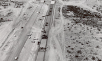 I-19 construction in 1964 aerial view