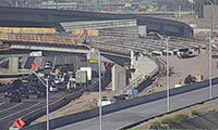 South Mountain Freeway girder construction