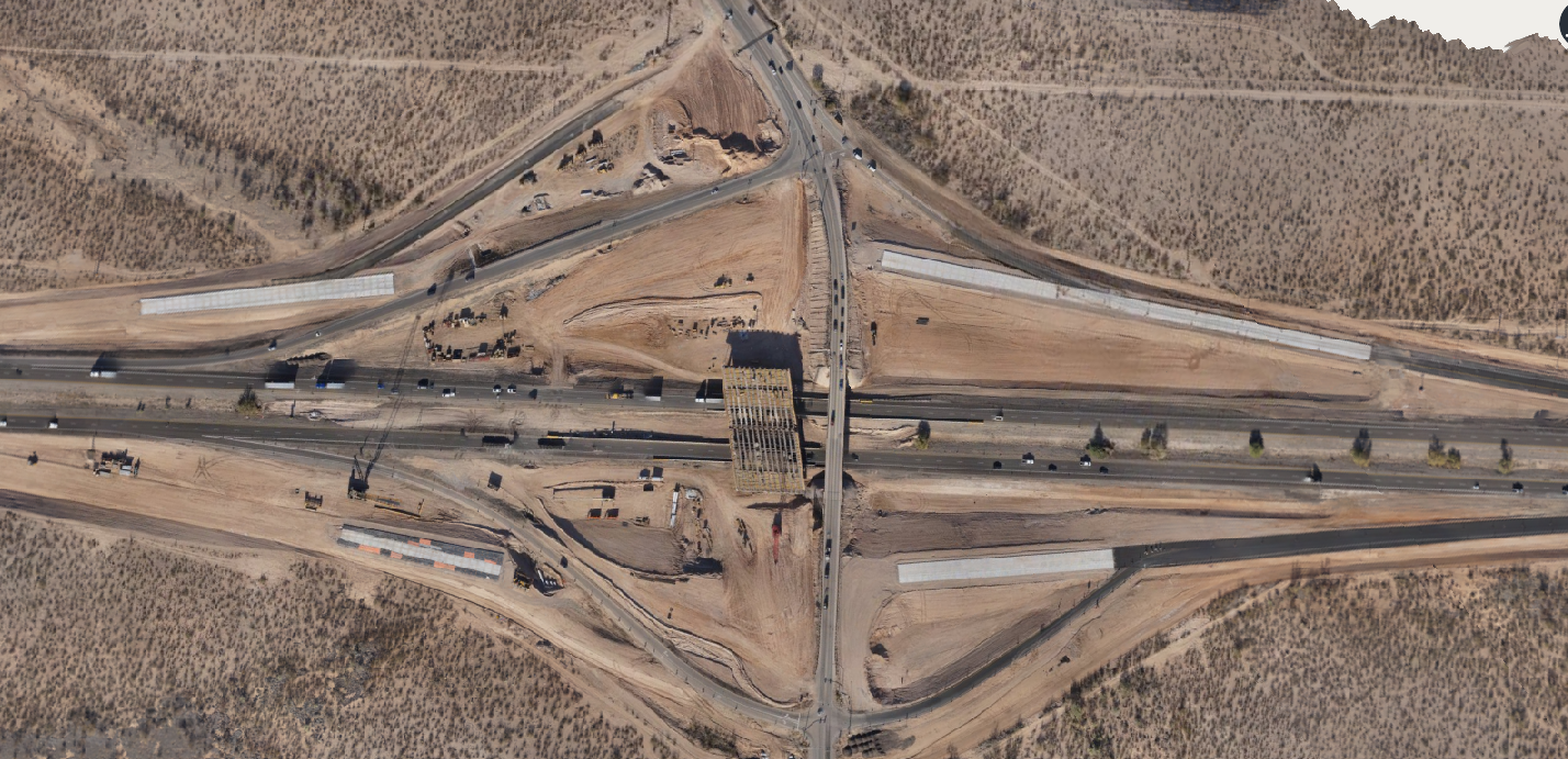 Aerial view of Houghton Road