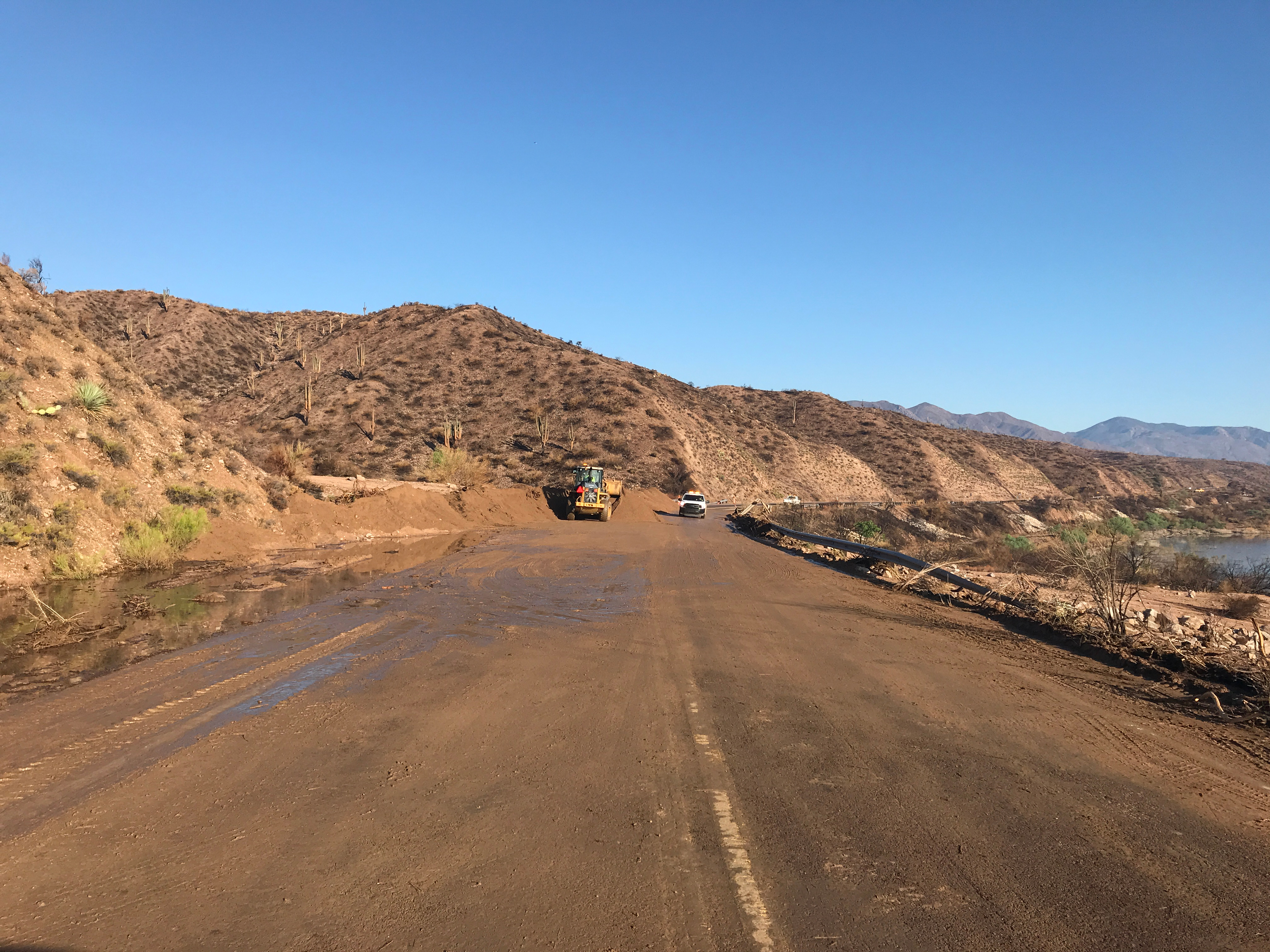 SR 188 damage seen from flood