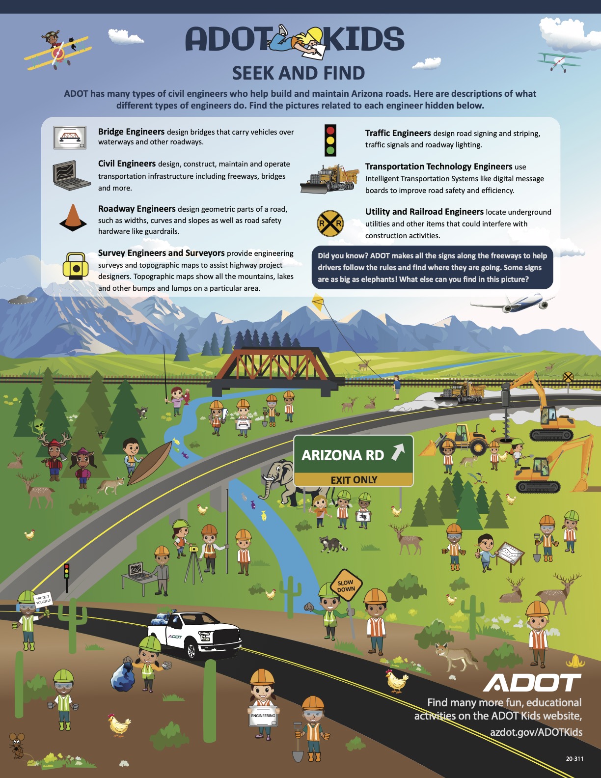 ADOT Kids Seek and Find activity