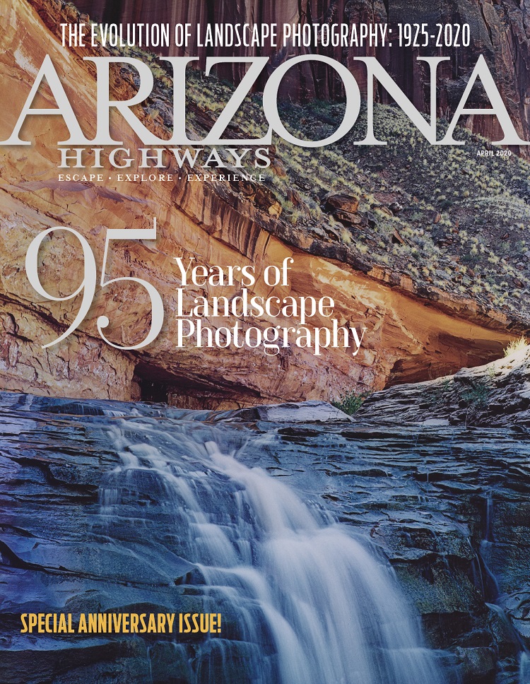 Arizona Highways magazine cover 95 years