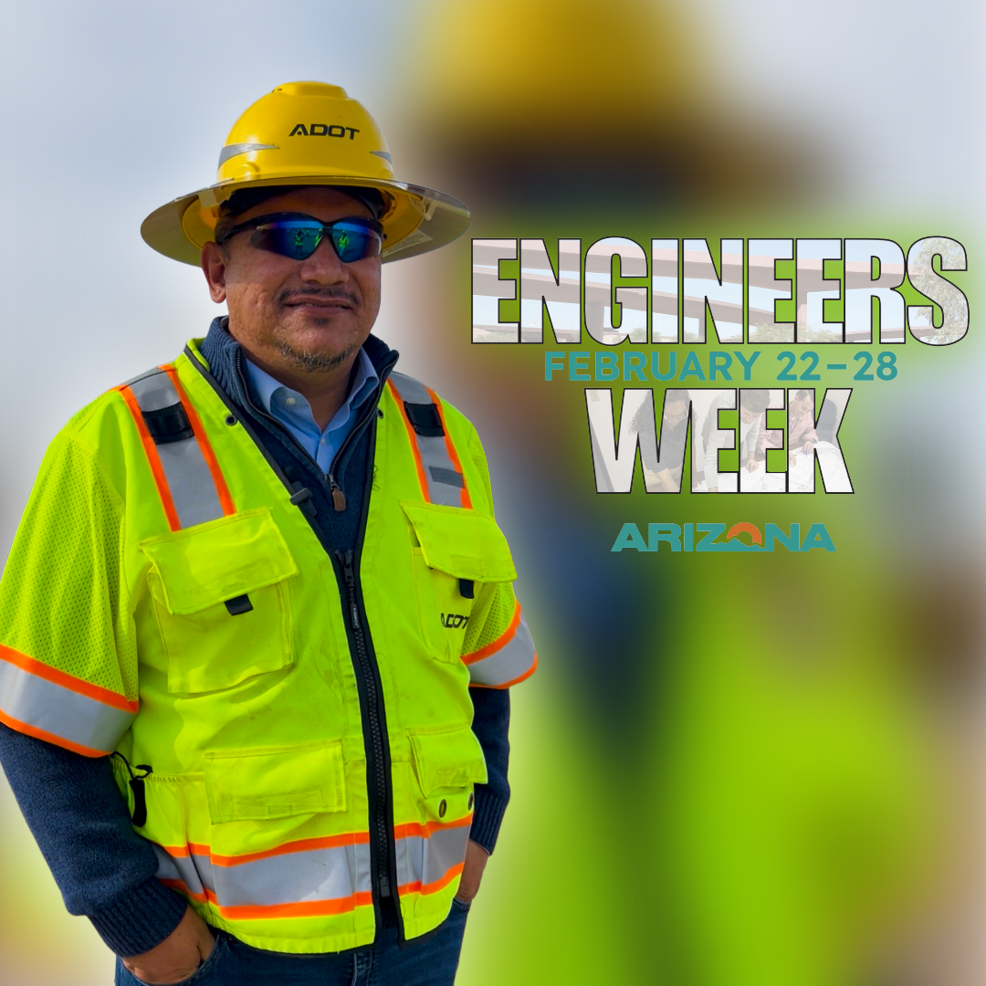 A photo of ADOT Senior Resident Engineer Joel Porras