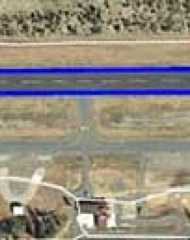 Grand Canyon State Airport Runway shoulder map