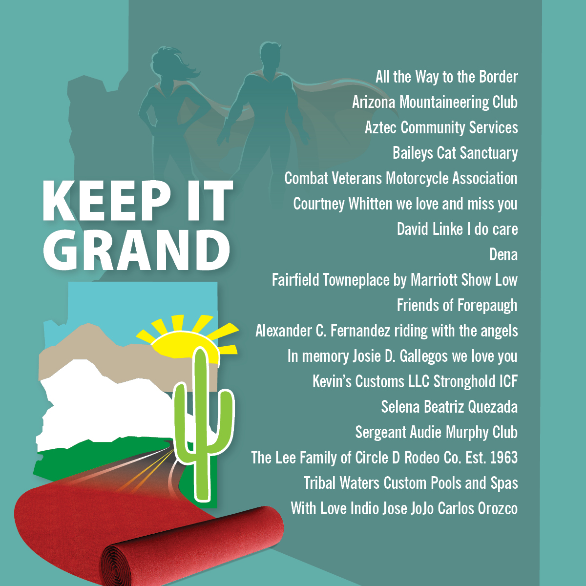 Quarterly volunteer adoptions background