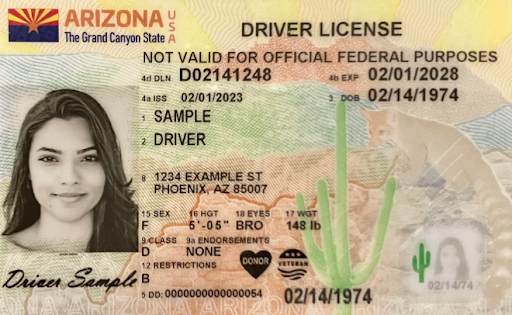 Arizona Non-Travel Driver License
