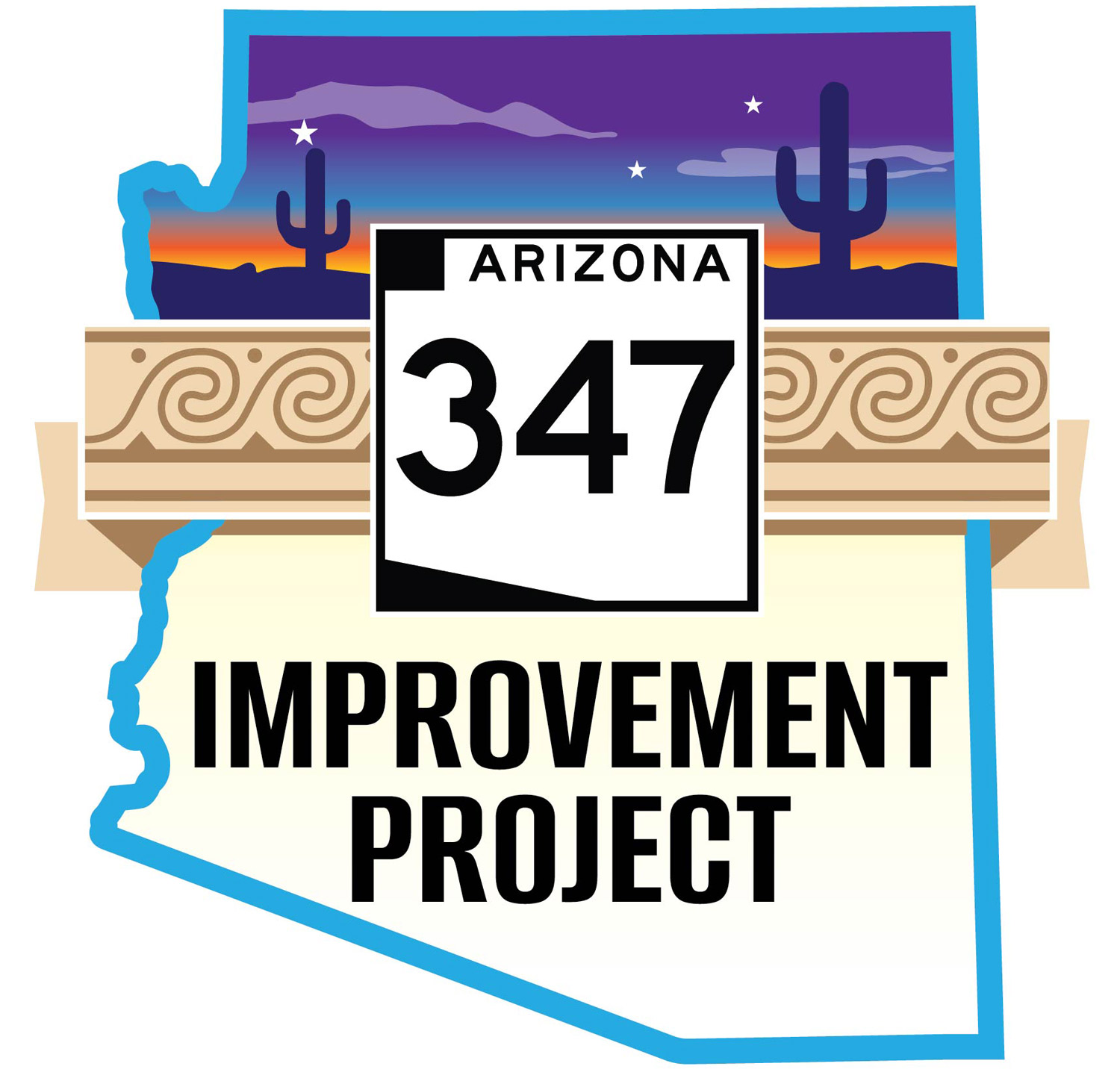 SR 347 Improvement Project Logo