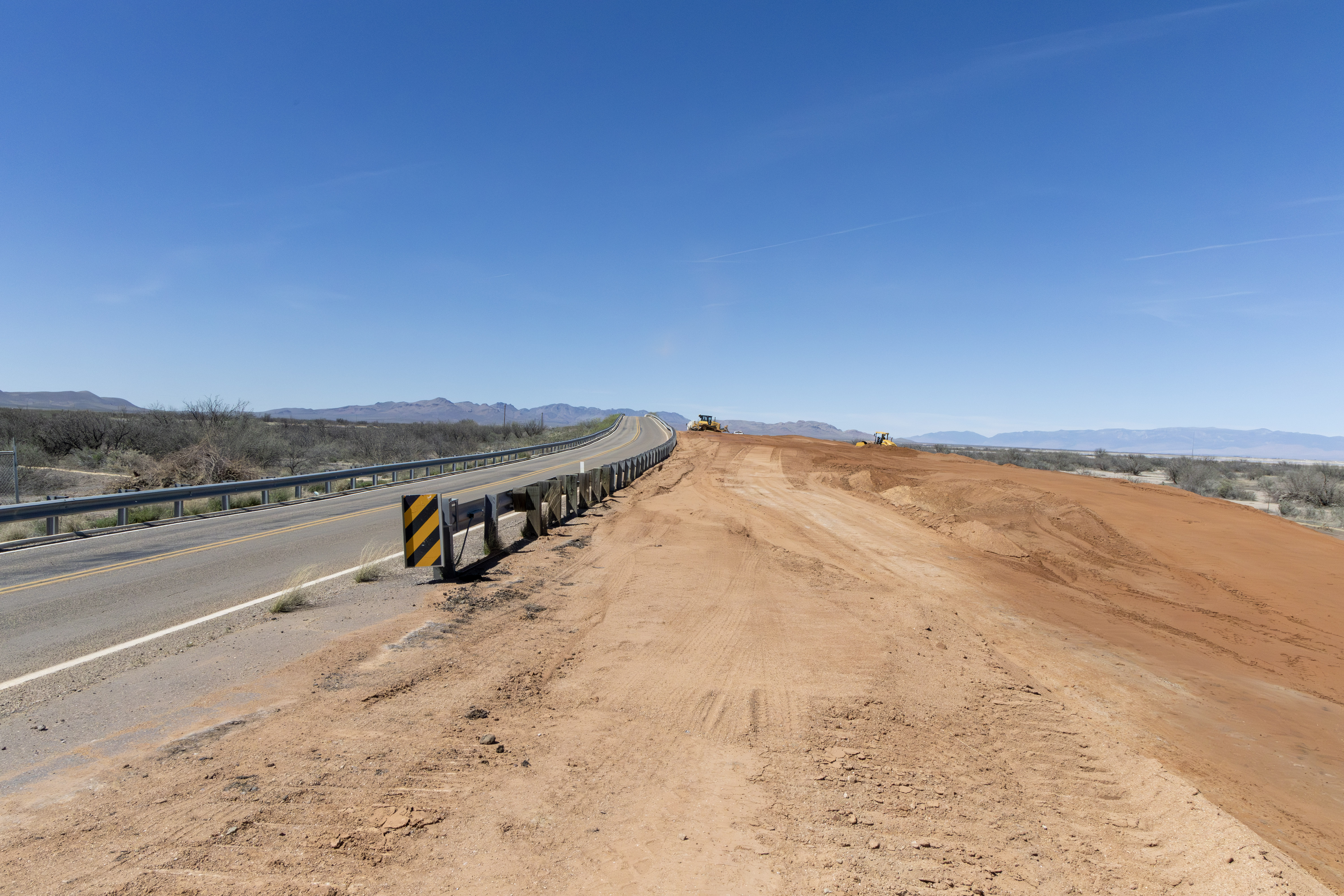 Existing US 191 bridge beside the future location