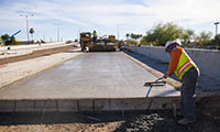 Highway construction on bell road