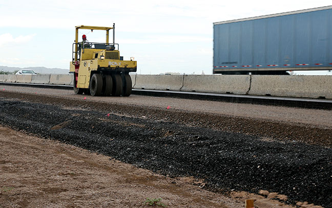 Construction near Wild Horse Pass and I-10