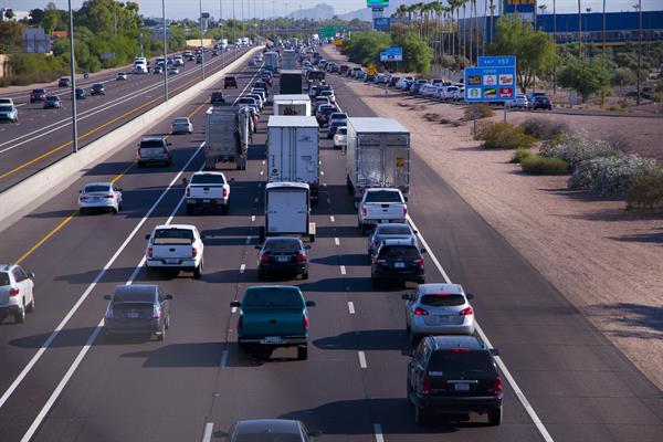 Traffic on highway