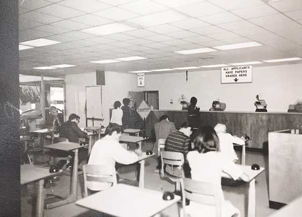 People taking MVD test