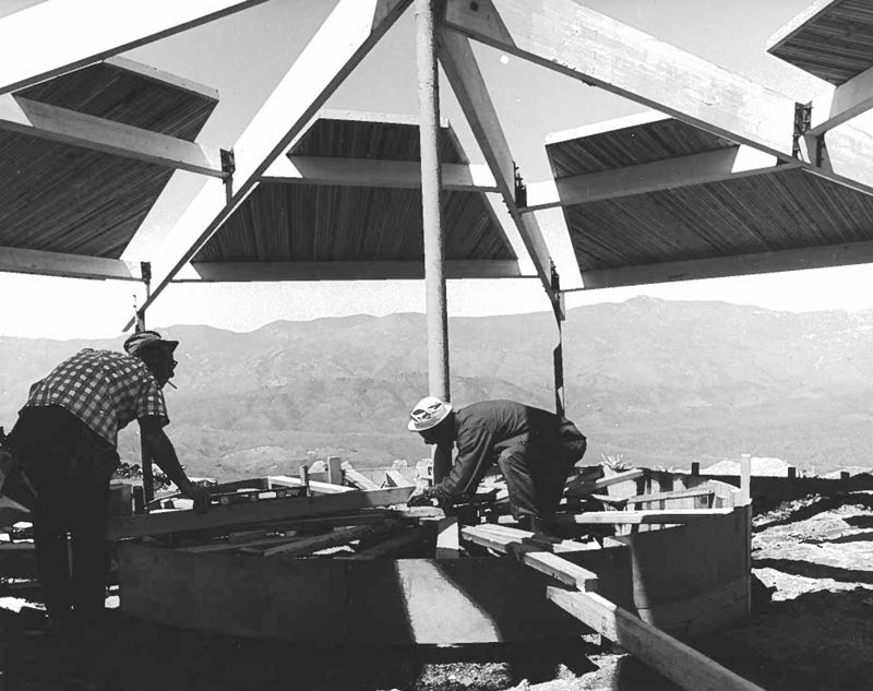 Construction of Sunset Point