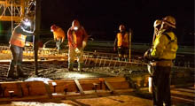 Deck pour at I10 over Jimmie Kerr
