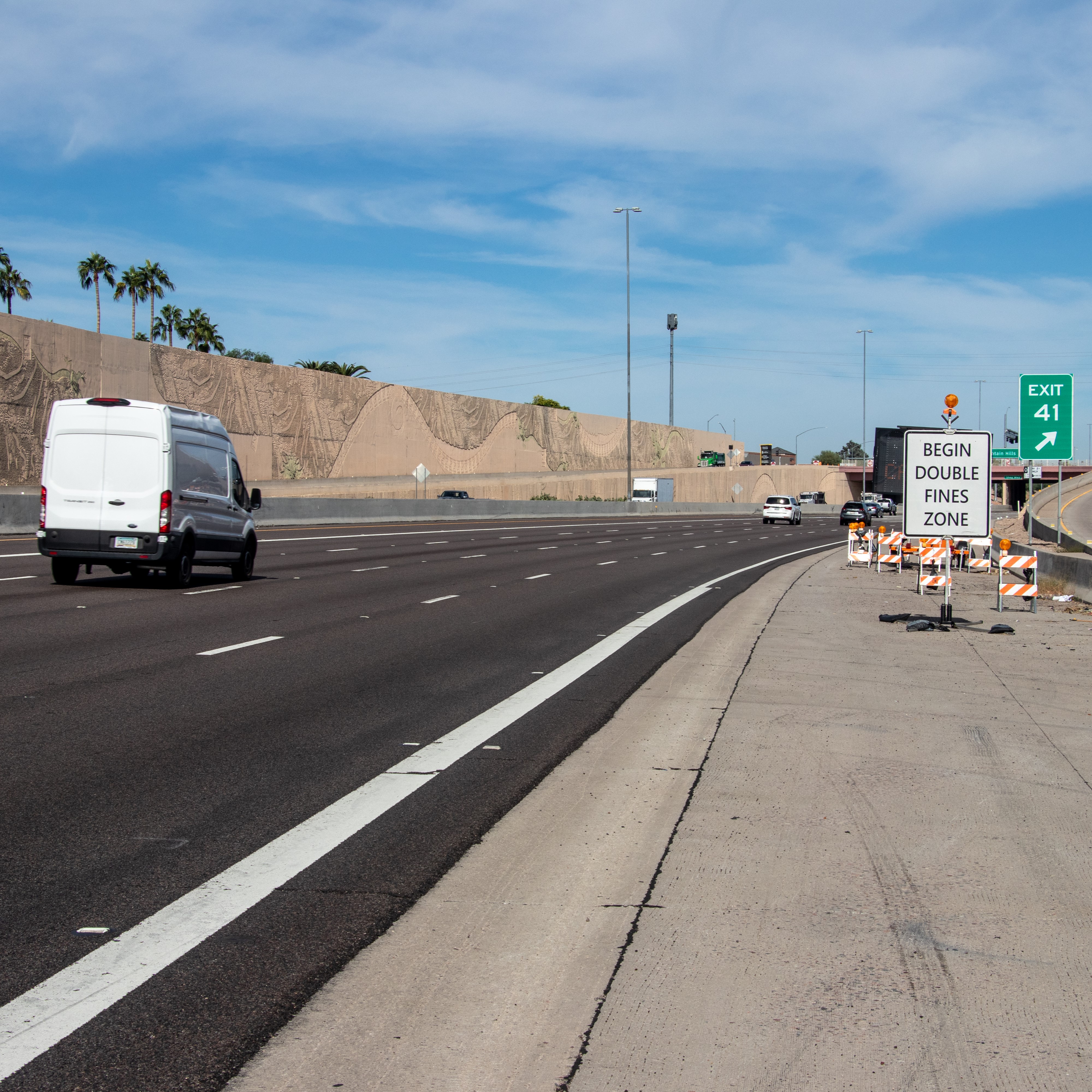 Photo from the Loop 101: Princess Drive to Shea Boulevard project.