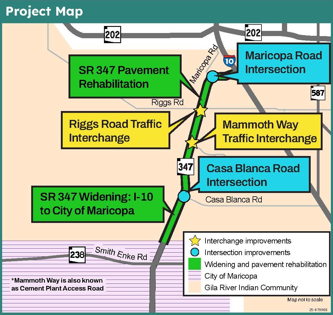 SR 347 Project Map