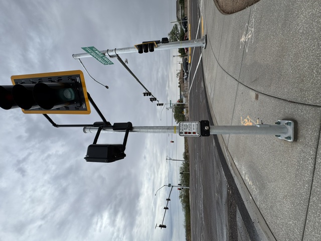 Completed intersection photo of project Centennial Boulevard and Pinal Avenue (SR 387) Intersection Improvements