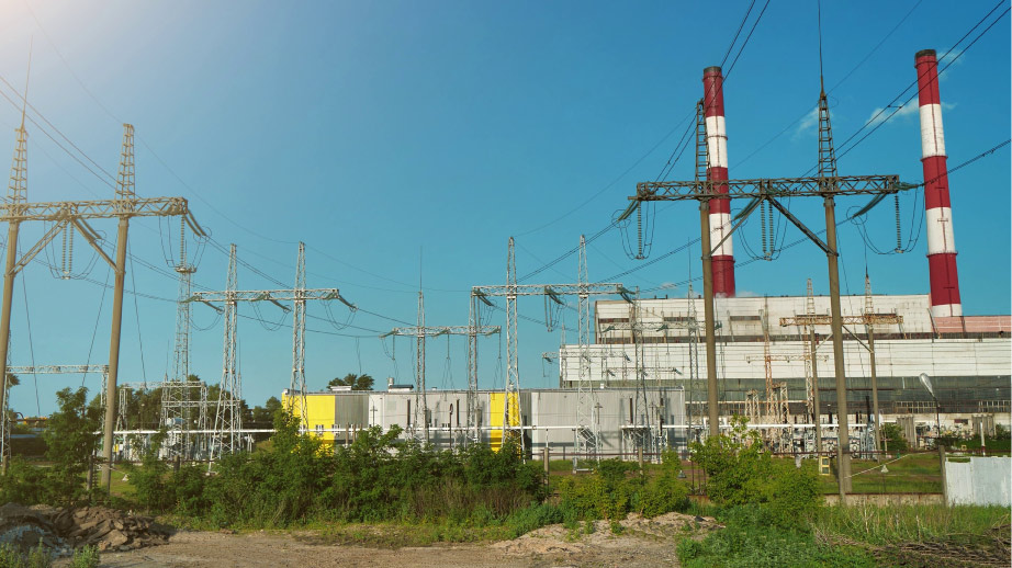 Electric Power Station Towers