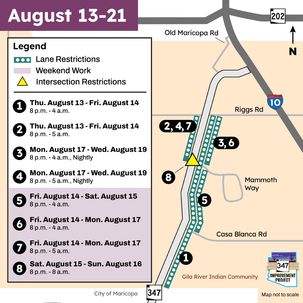 SR 347 Traffic Alert Aug. 14
