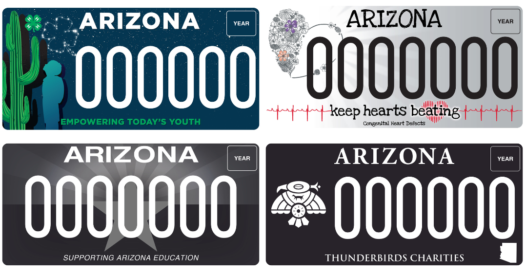 new Arizona specialty license plates