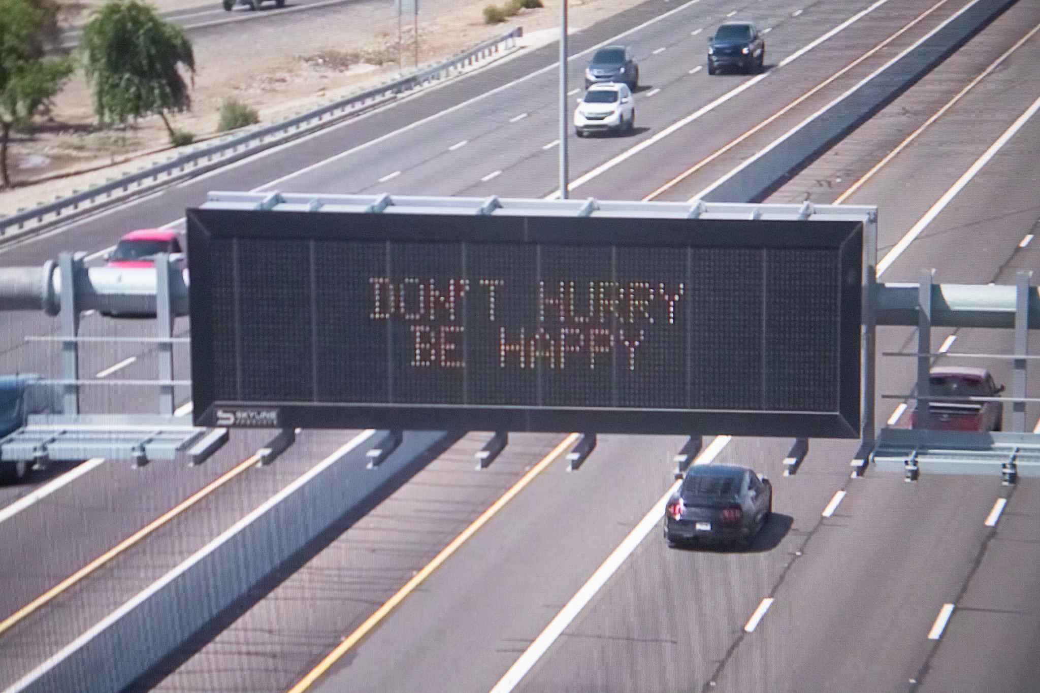 Traffic safety message